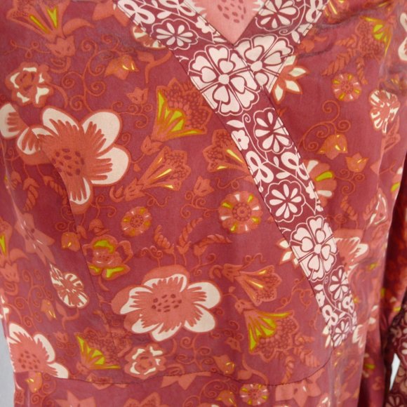 Isabella Bird Silk Fit And Flare Dress Size 8P - Picture 9 of 9